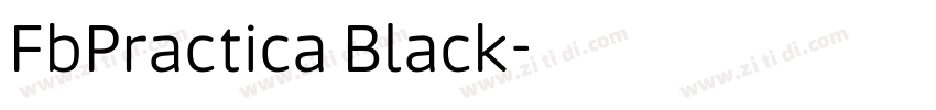 FbPractica Black字体转换